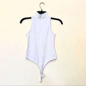 Asos Design Turtleneck Sleeveless Bodysuit
